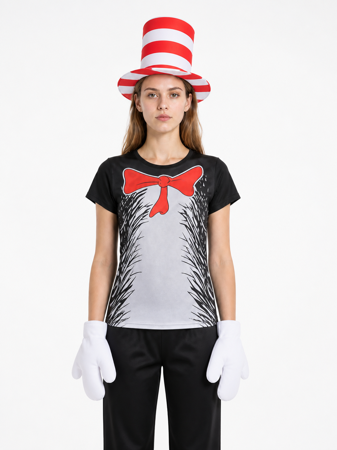 The Cat in the Hat Cosplay Costume Set Costume Headwear detail 3