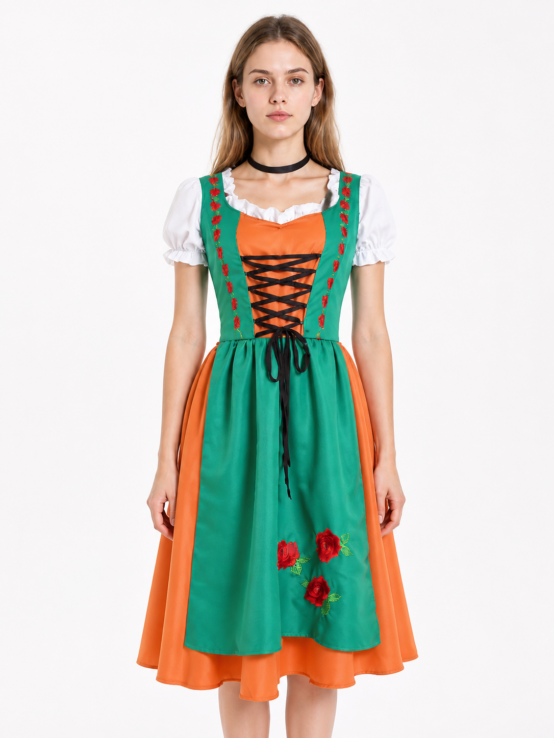 Oktoberfest Costume with Embroidery and Lacing Costumes detail 3