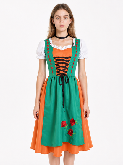 Oktoberfest Costume with Embroidery and Lacing Costumes detail 3