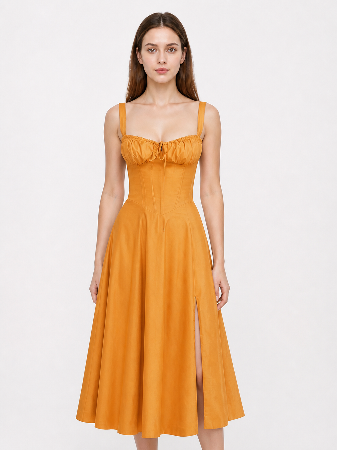 Strappy, fitted dress with a flared skirt Costume Dresses detail 3