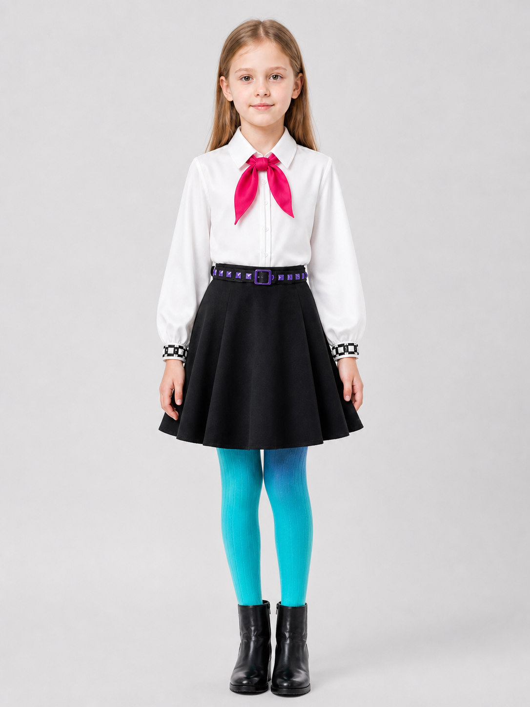 Billy Cosplay Costume, School Style, 4 Pieces Costumes detail 3