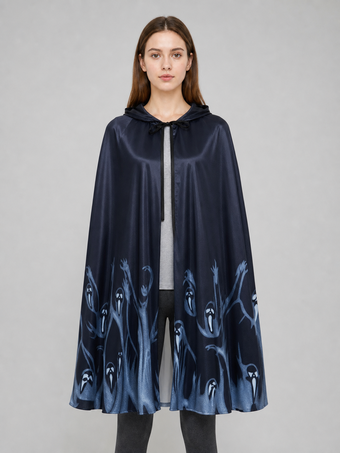 Cosplay Costume with Hood, Cape, and Gloves