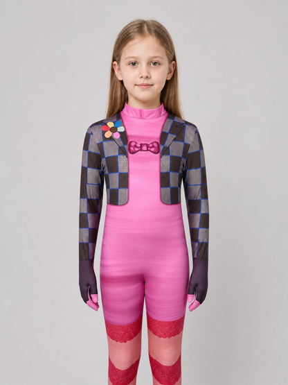 Inside Out 2 Cosplay Costume, Pink Jumpsuit