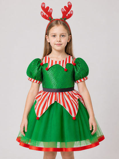 Sequin Carnival Dress for Performances