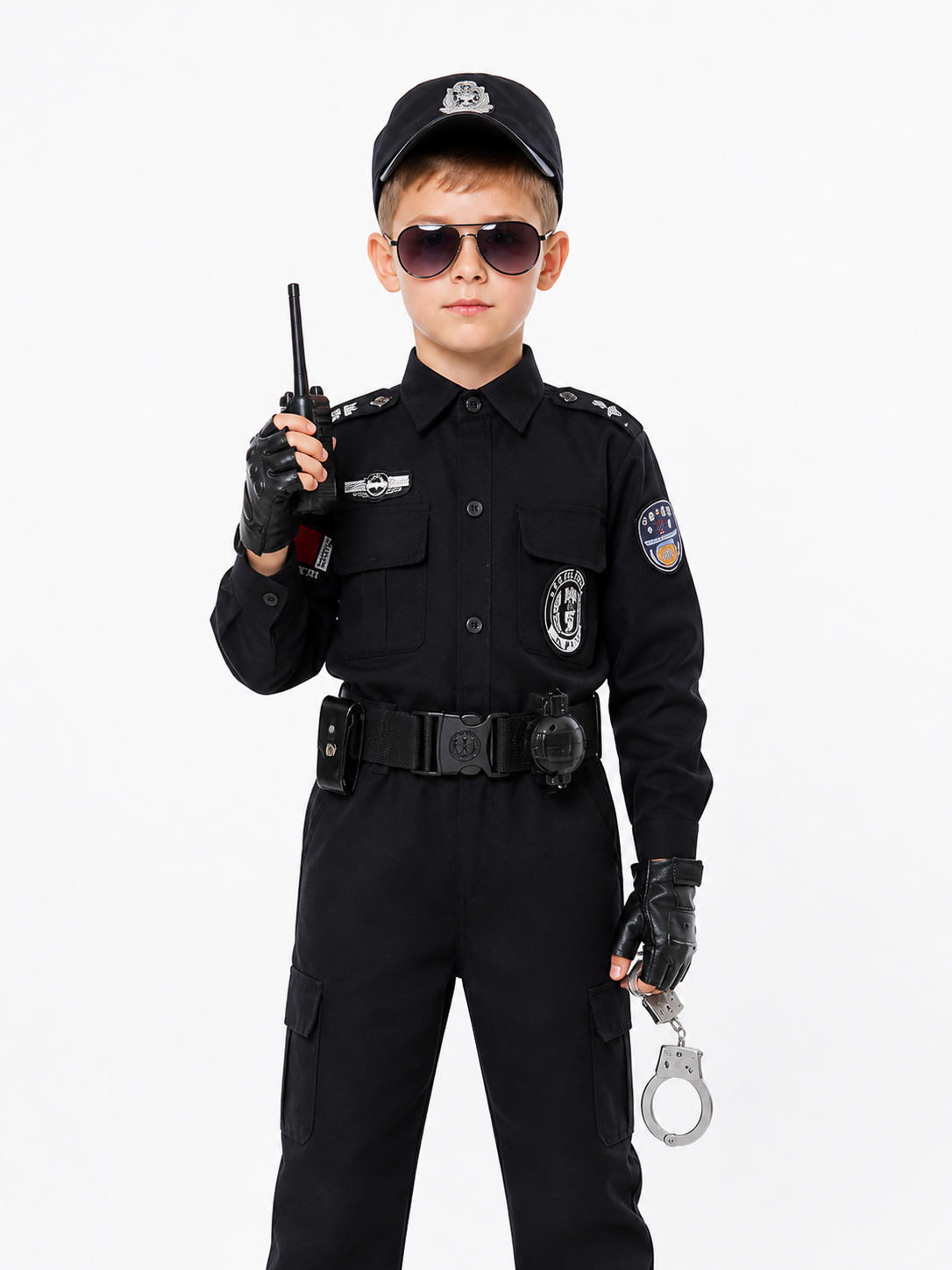 Children’s Police Officer Costume with Accessories product detail 3