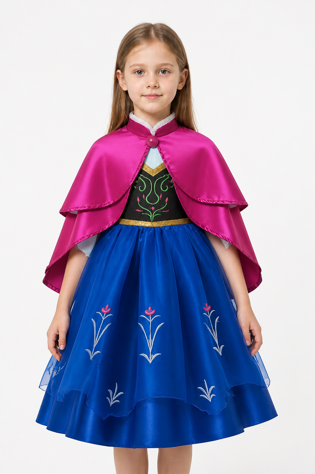 Princess Costume with a Full Skirt and Cape Costume Capes detail 3