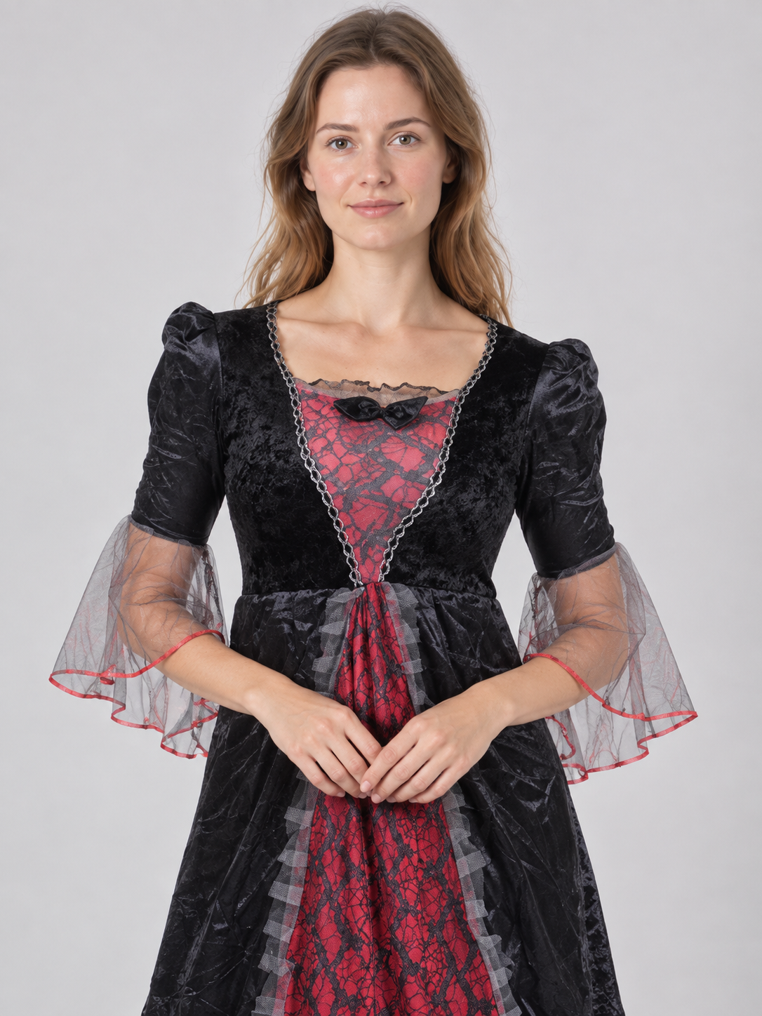 Ghost Bride Halloween Costume Black