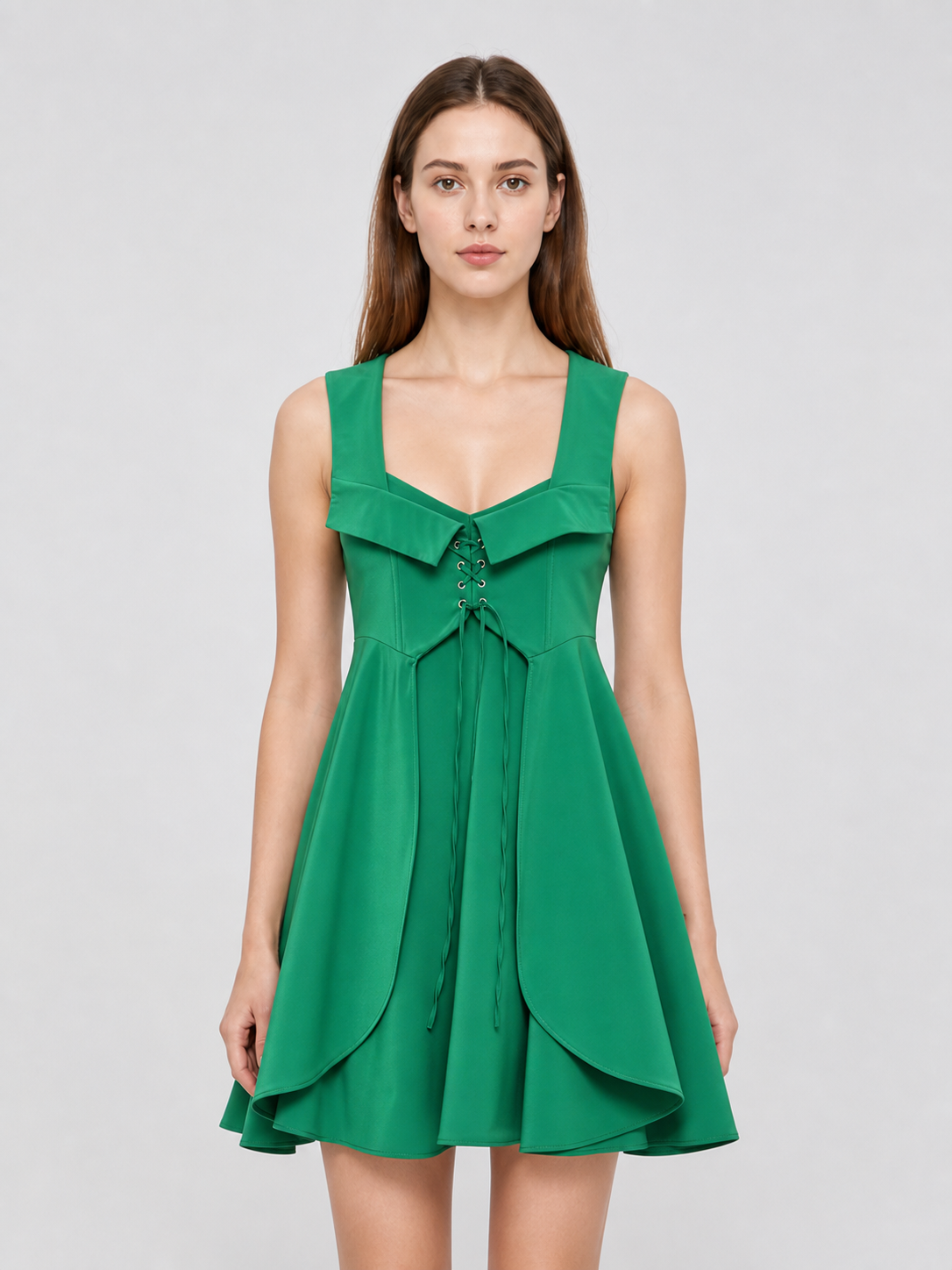 Sleeveless Medieval-Style Dress for Cosplay