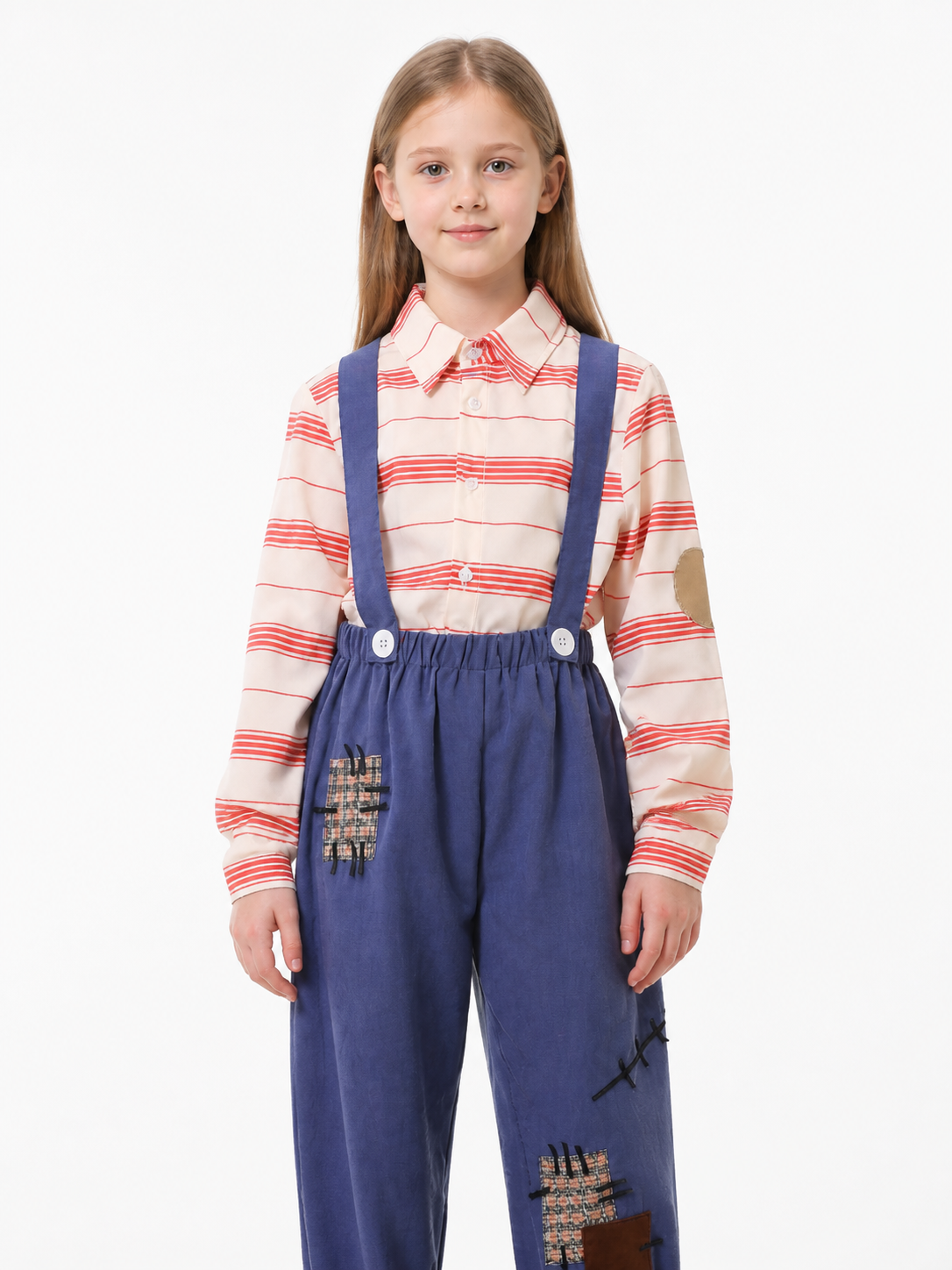 Pumpkin Stage Costume: Shirt and Overalls Costumes detail 3