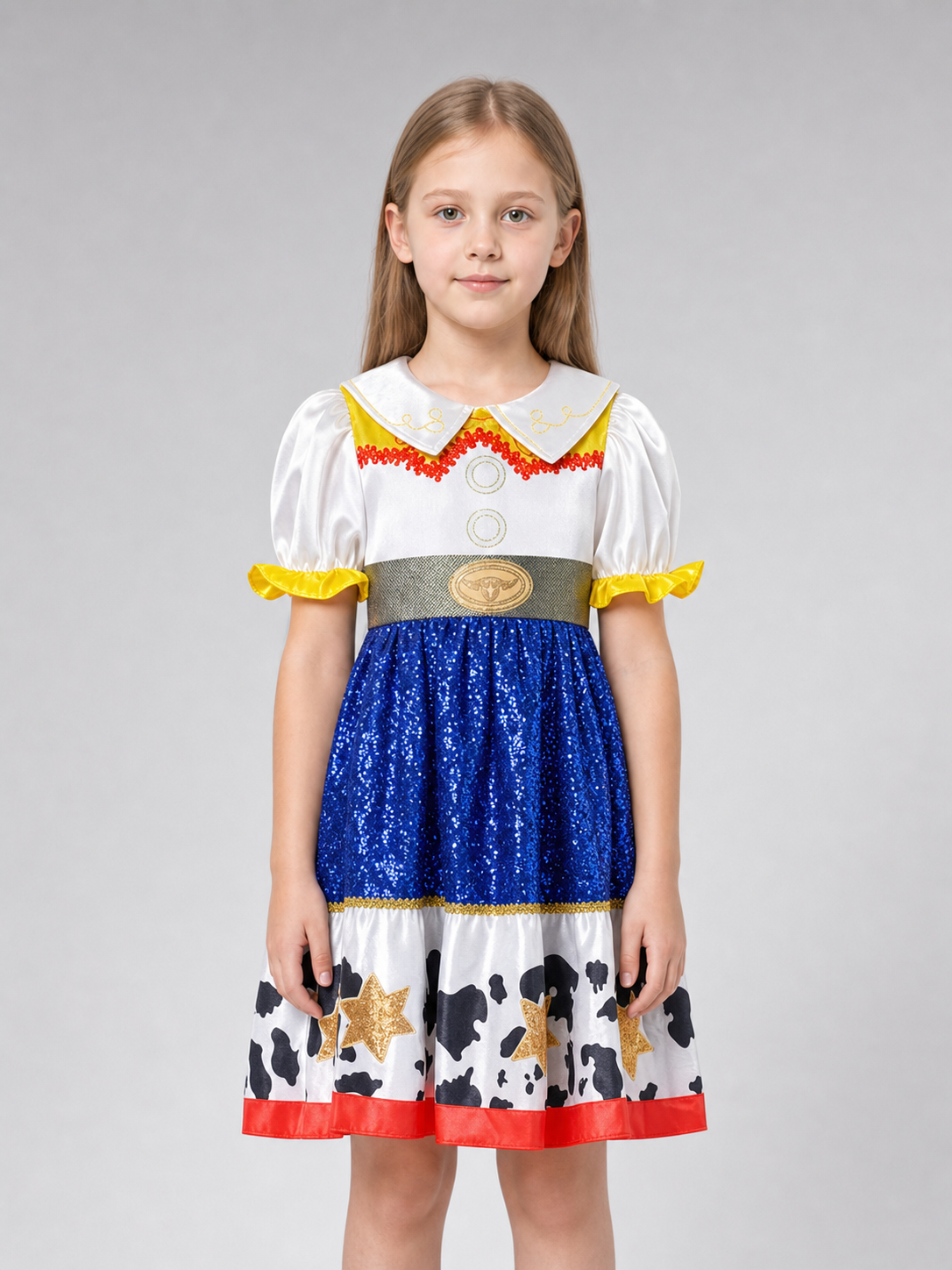 Costume Set: Dress, Hat, and Handbag