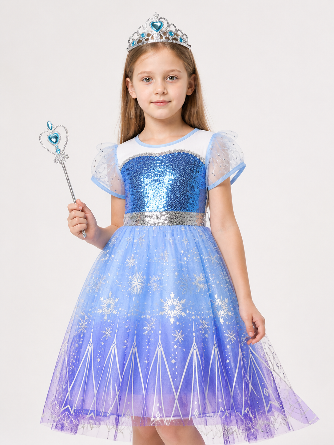 Snow Princess Carnival Costume for Cosplay Costumes detail 2