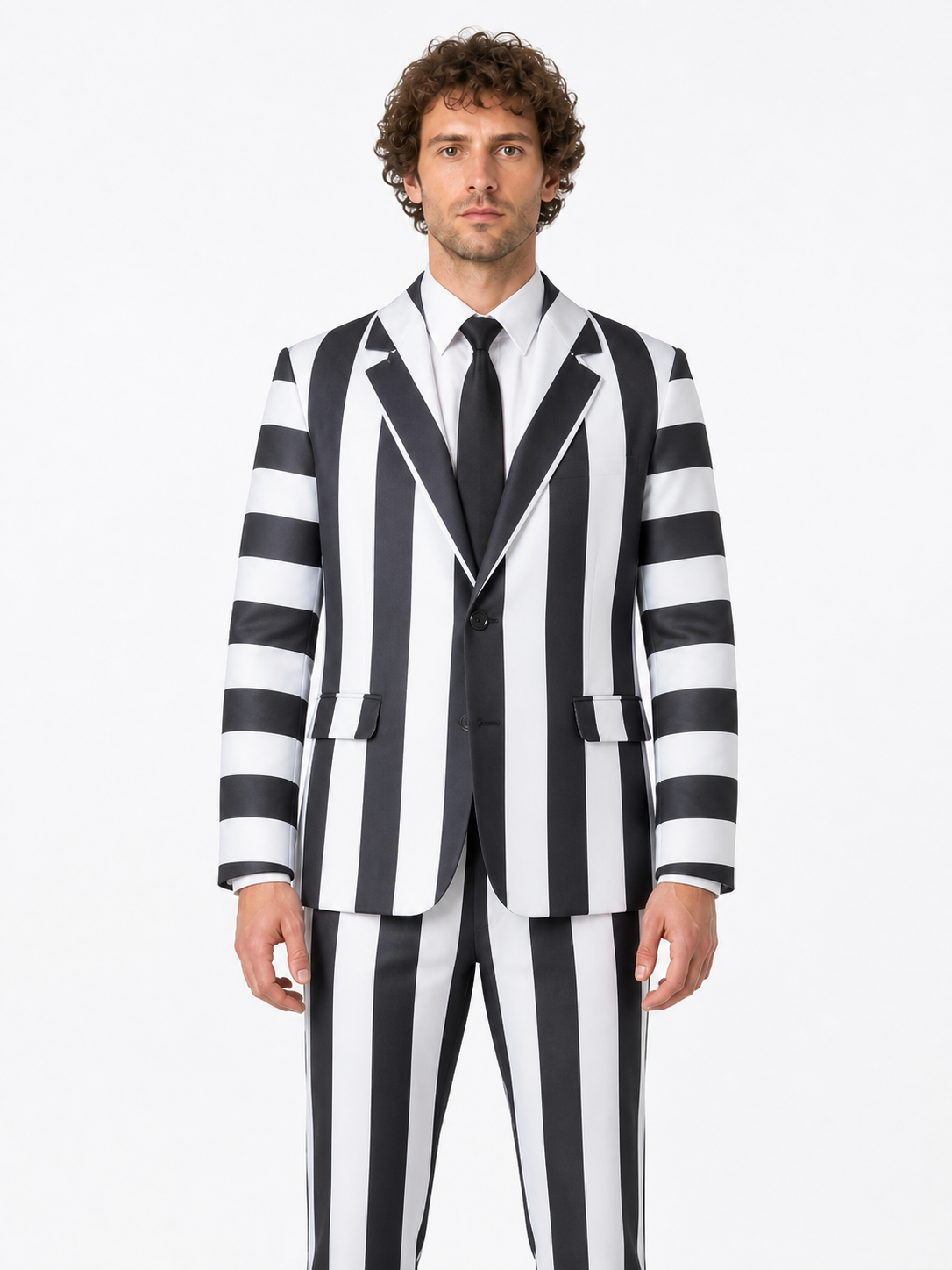 Beetlejuice Striped Suit Jacket and Trousers product detail 3
