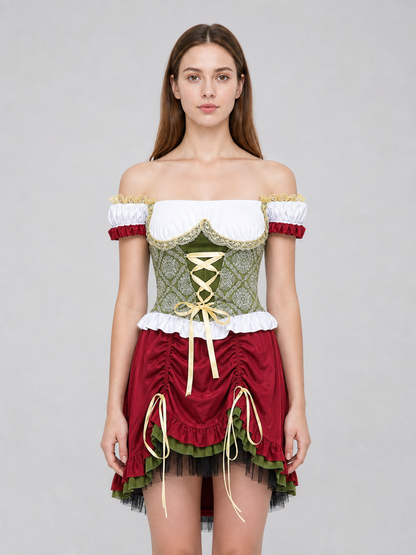 Bavarian-Style Carnival Dress for Oktoberfest