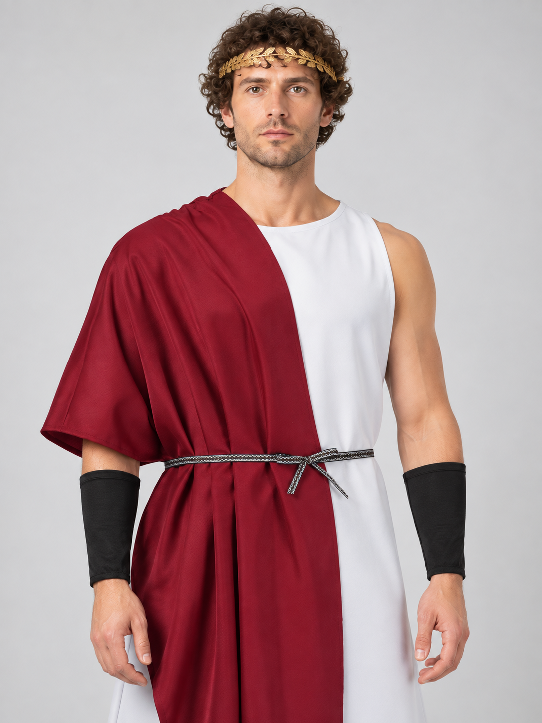 Ancient Greek Costume with an Asymmetrical Robe