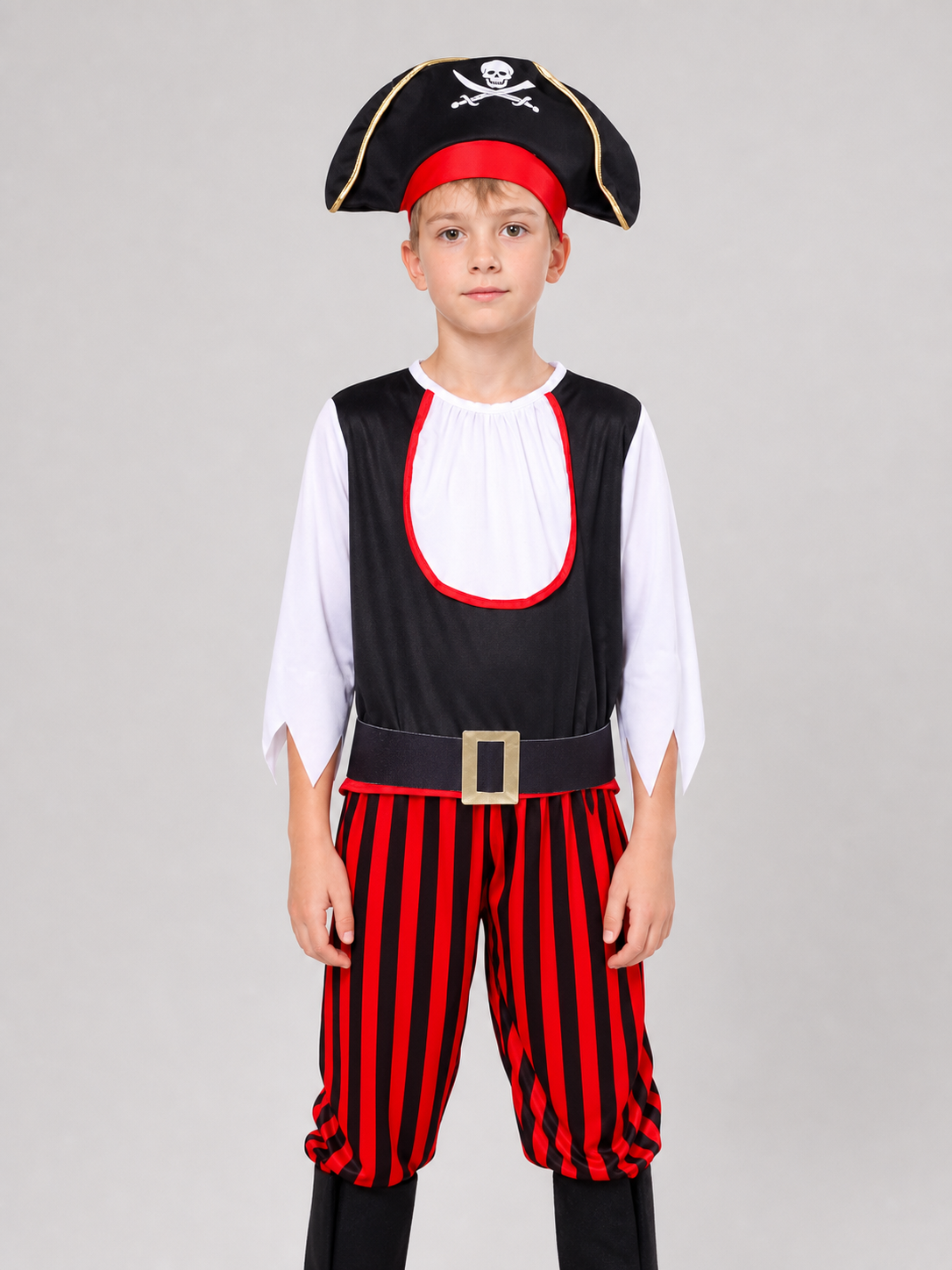 Pirate Costume for Carnival with Hat and Belt