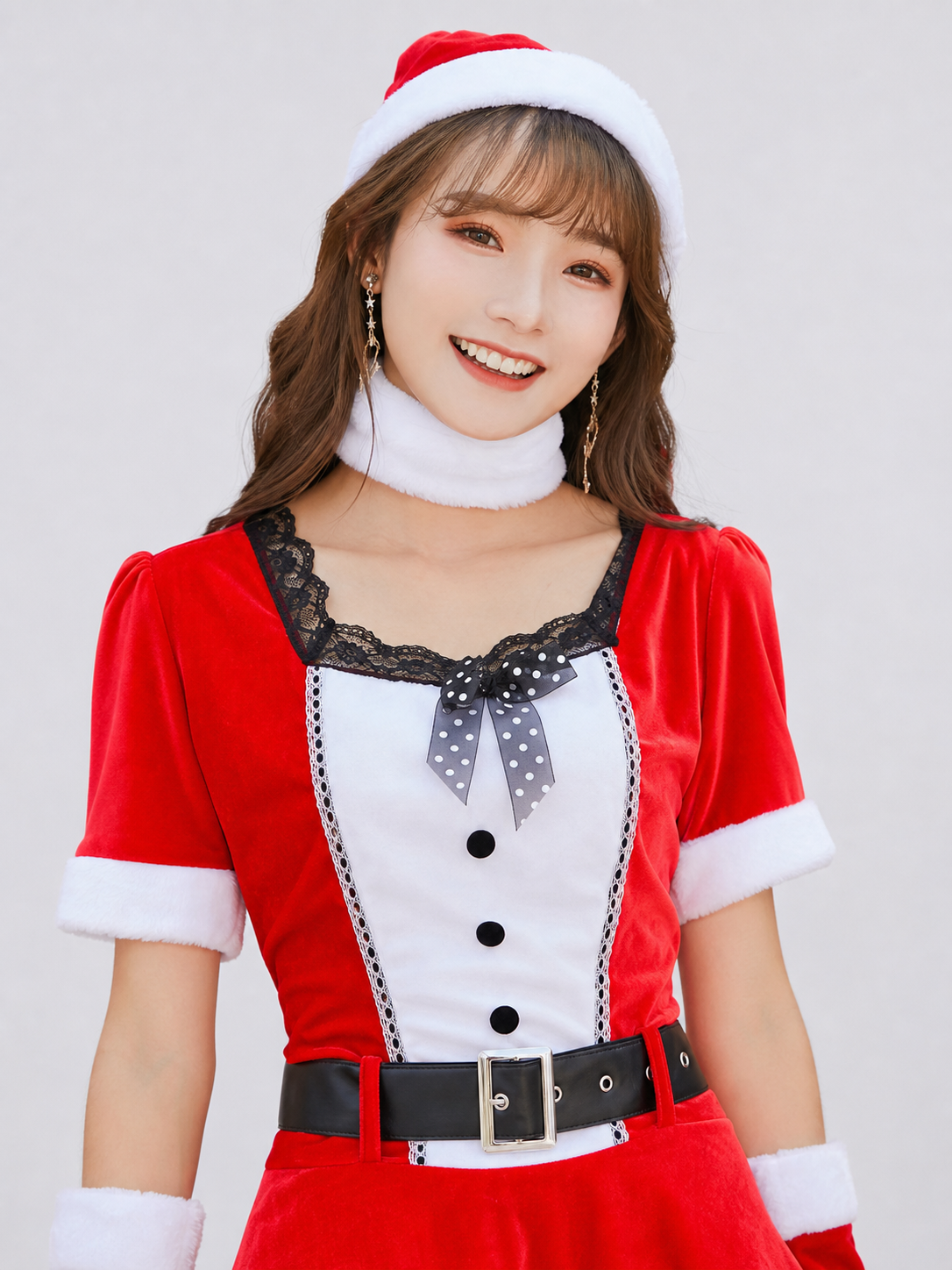 Santa Claus–Style New Year's Costume Dress