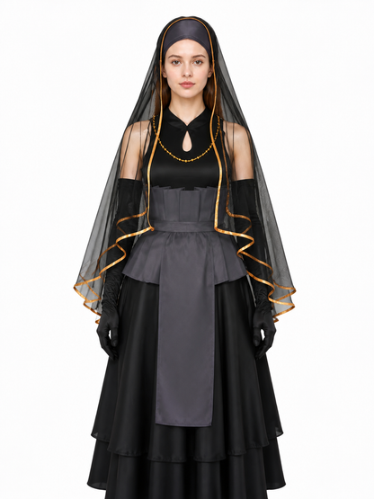 Cosplay Costume with Veil and Long Gloves Costumes detail 3