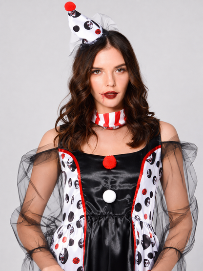 Clown Costume for Cosplay and Stage Performances