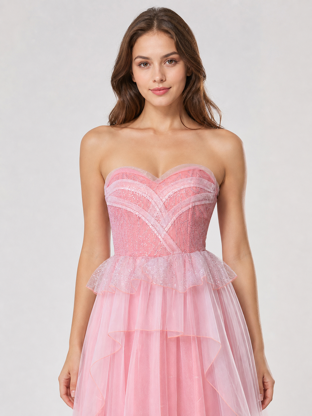 Pink Glinda Cosplay Dress with a Full Skirt