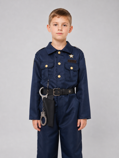 Kids' Police Costume for Cosplay and Parties