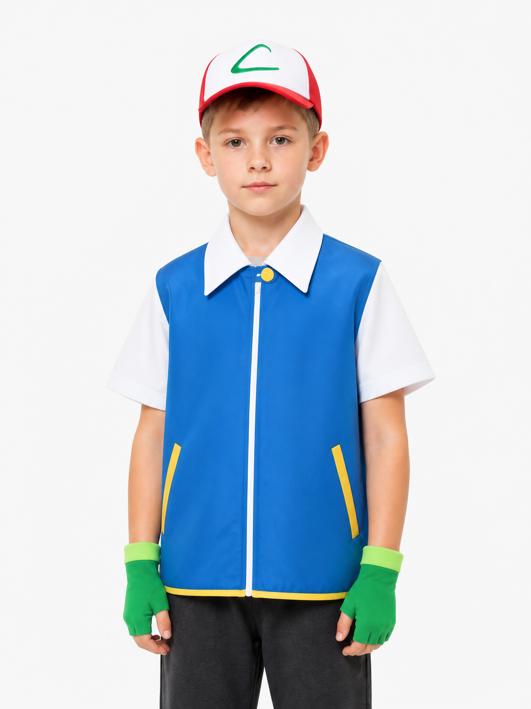 Anime Character Costume with Jacket, Cap, and Gloves Costume Headwear detail 3