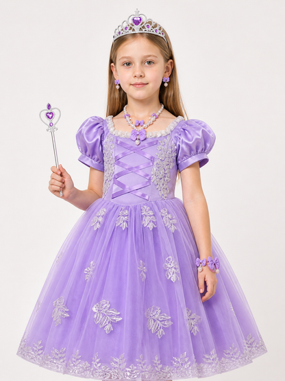 Purple Princess Costume for Halloween Costumes detail 2
