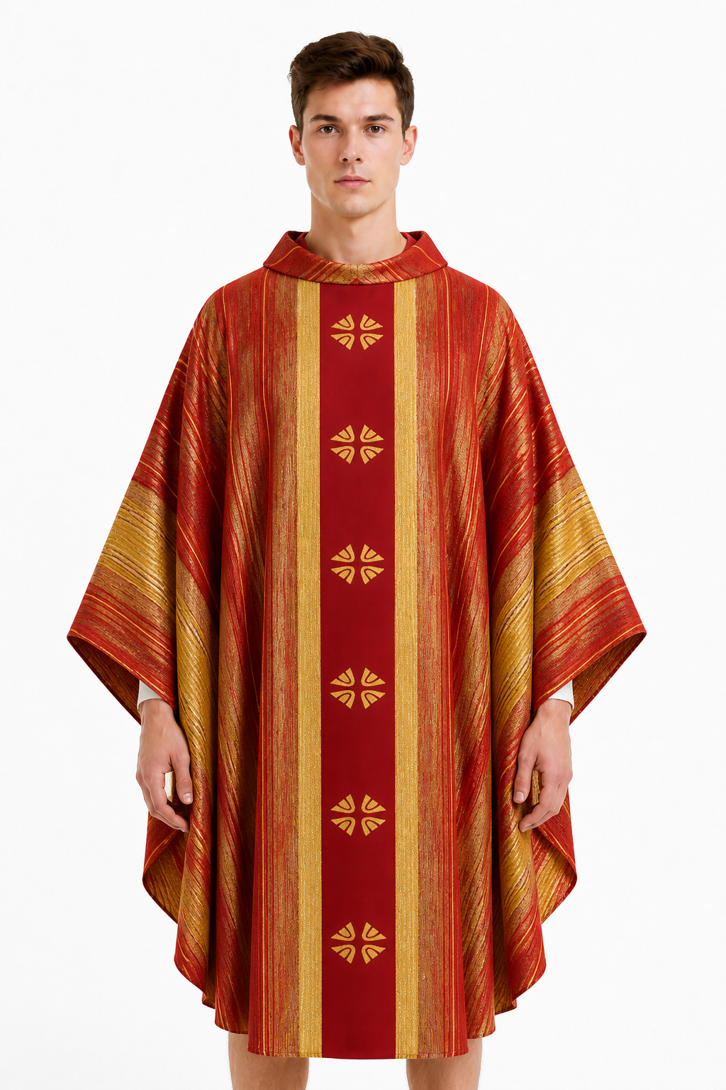 Cosplay Robe with Wide Sleeves and Stand Collar Costumes detail 2