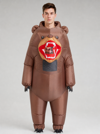 Inflatable Bear Costume for Parties and Photo Shoots