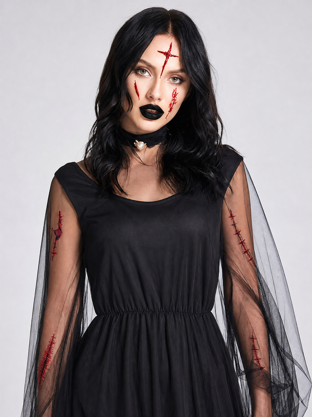 Vampire Costume — Gothic Long Dress