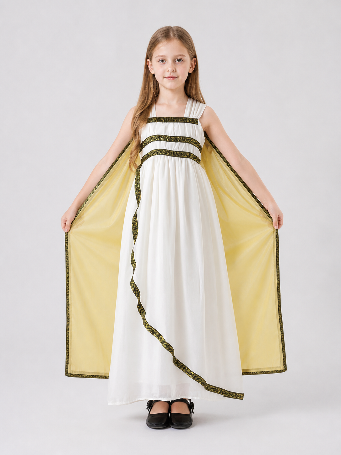 Cleopatra Cosplay Costume: Dress with Cape Costume Dresses detail 3