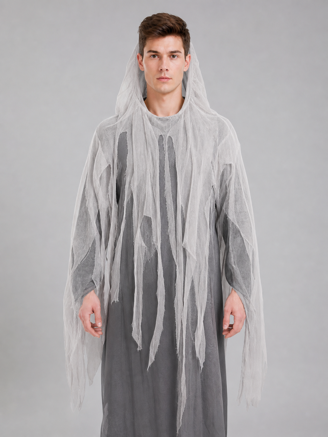 Hooded Ghost Halloween Costume, Cosplay