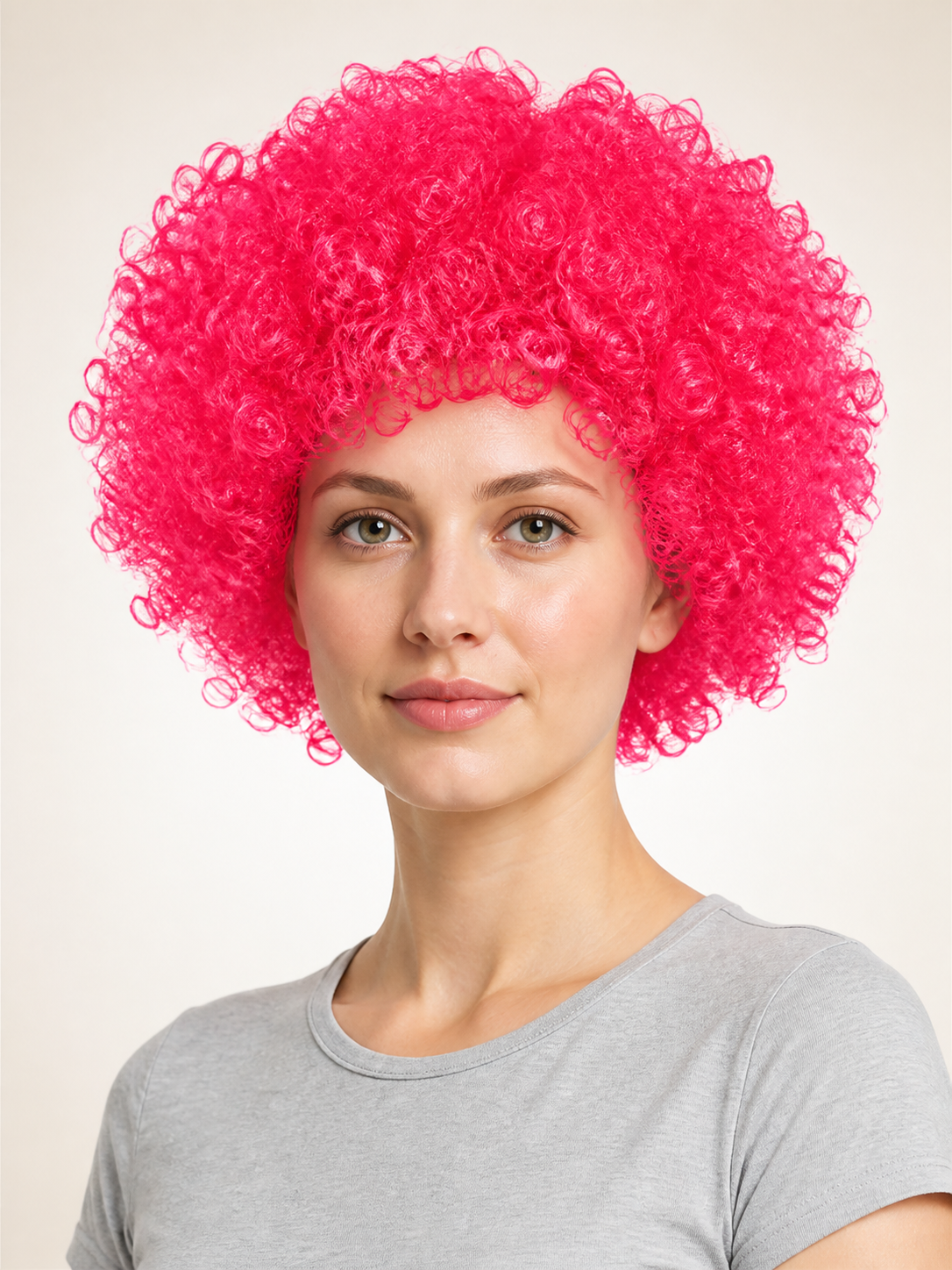 Short Curly Voluminous Carnival Wig