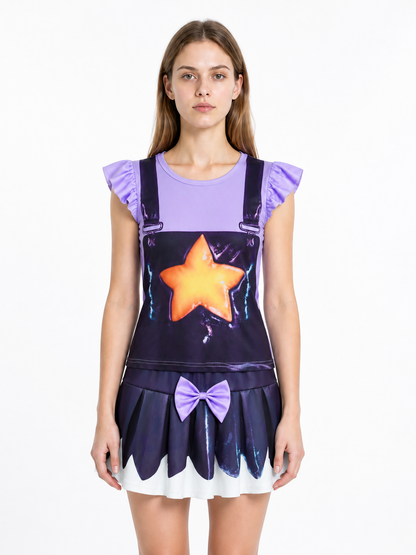 Lily Cosplay Costume: Top and Bow Skirt Costume Accessories detail 3