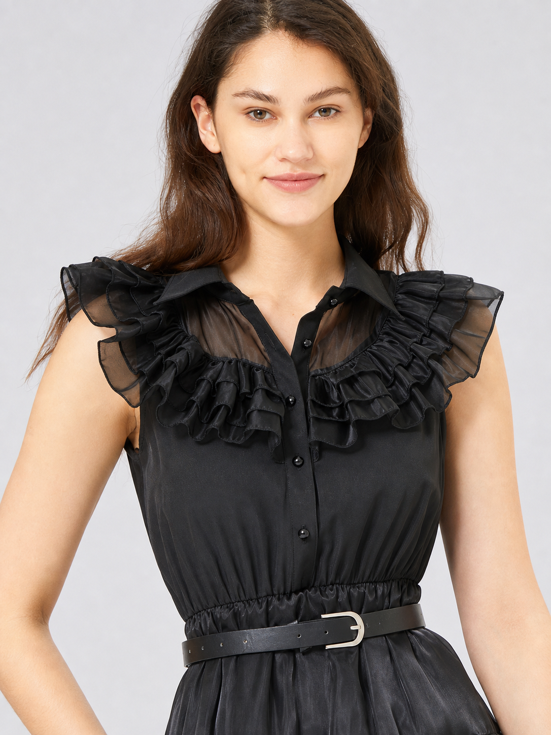 Wednesday Addams Cosplay Dress, Punk Style