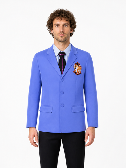 Blue School Cosplay Costume with Tie Costumes detail 3