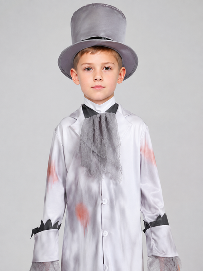 Children’s costume with a jacket and top hat product detail 2