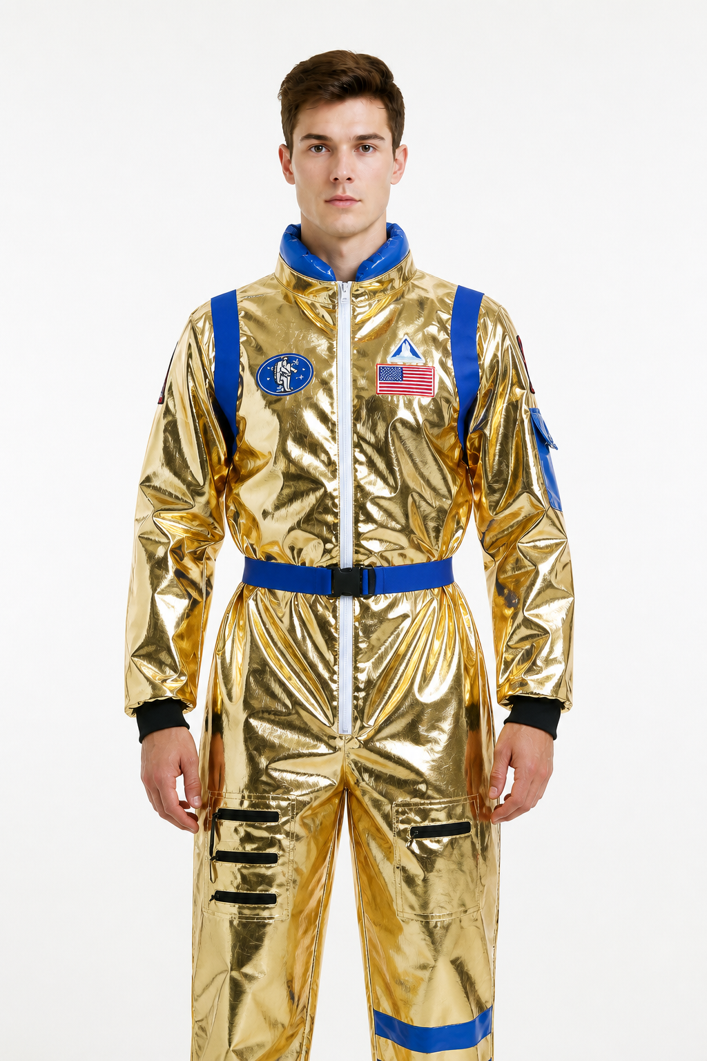 Astronaut Jumpsuit with Stand Collar product detail 2