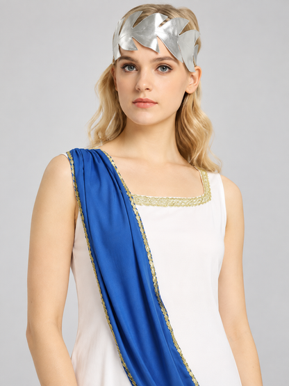 Zeus Carnival Costume with Drape and Headpiece