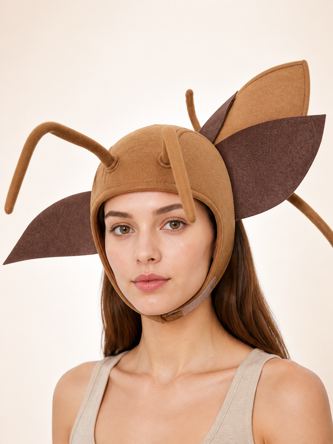 Halloween Cockroach Costume Headpiece with Wings Costume Headwear detail 2