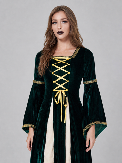 Costume Robe with Gold Lacing and Sleeves Costumes detail 2