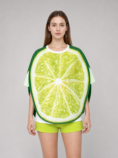 Lime Slice Costume with Hat for Parties