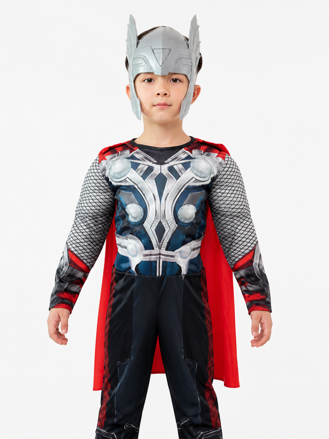 Children's Thor Costume with Mask and Cape for Halloween Costume Capes detail 3
