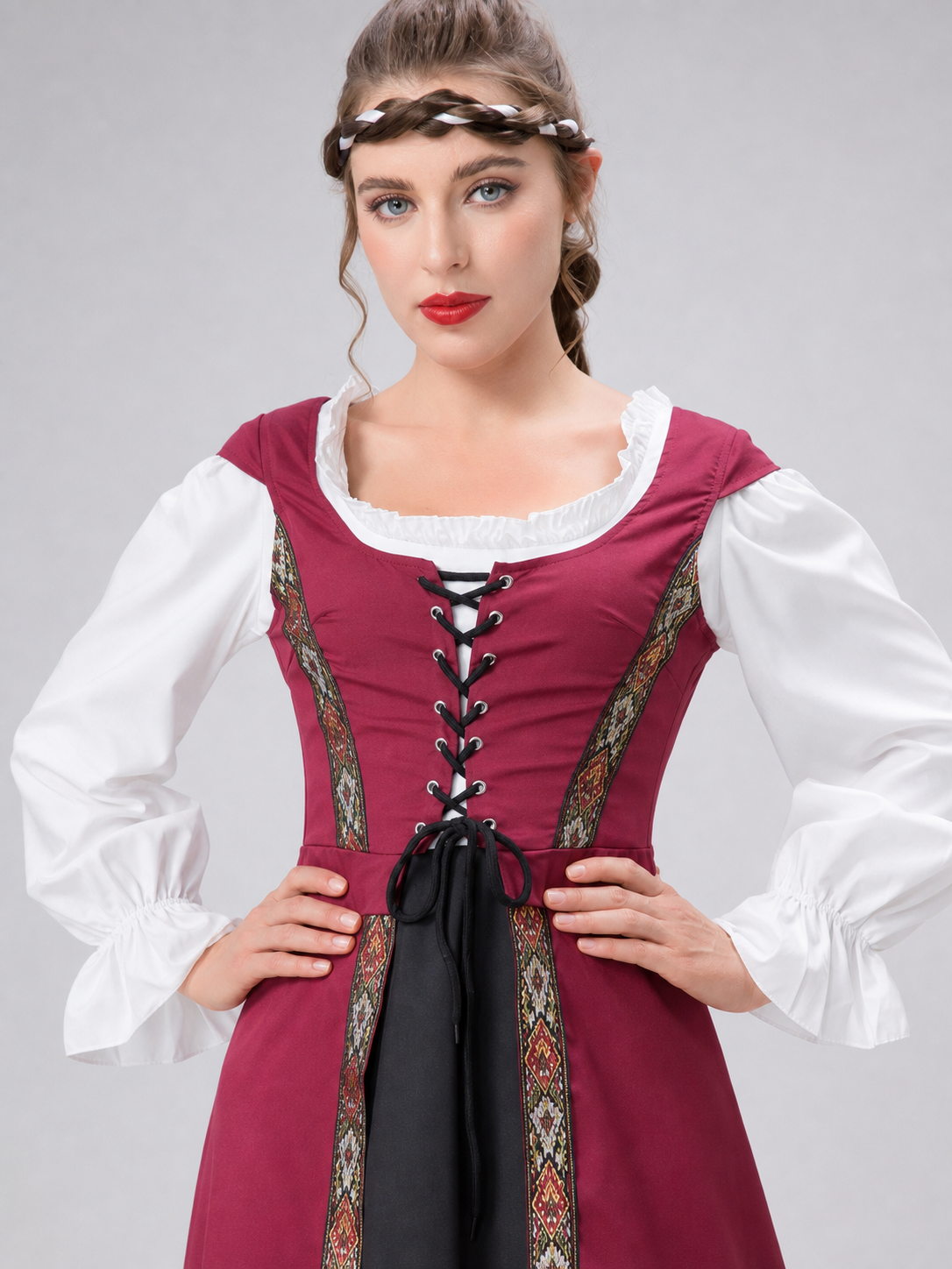 Historical Medieval-Style Cosplay Dress