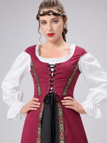 Historical Medieval-Style Cosplay Dress