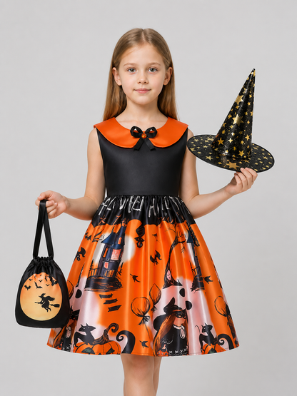 Children's Halloween Costume: Dress, Hat, and Handbag Costume Dresses detail 3