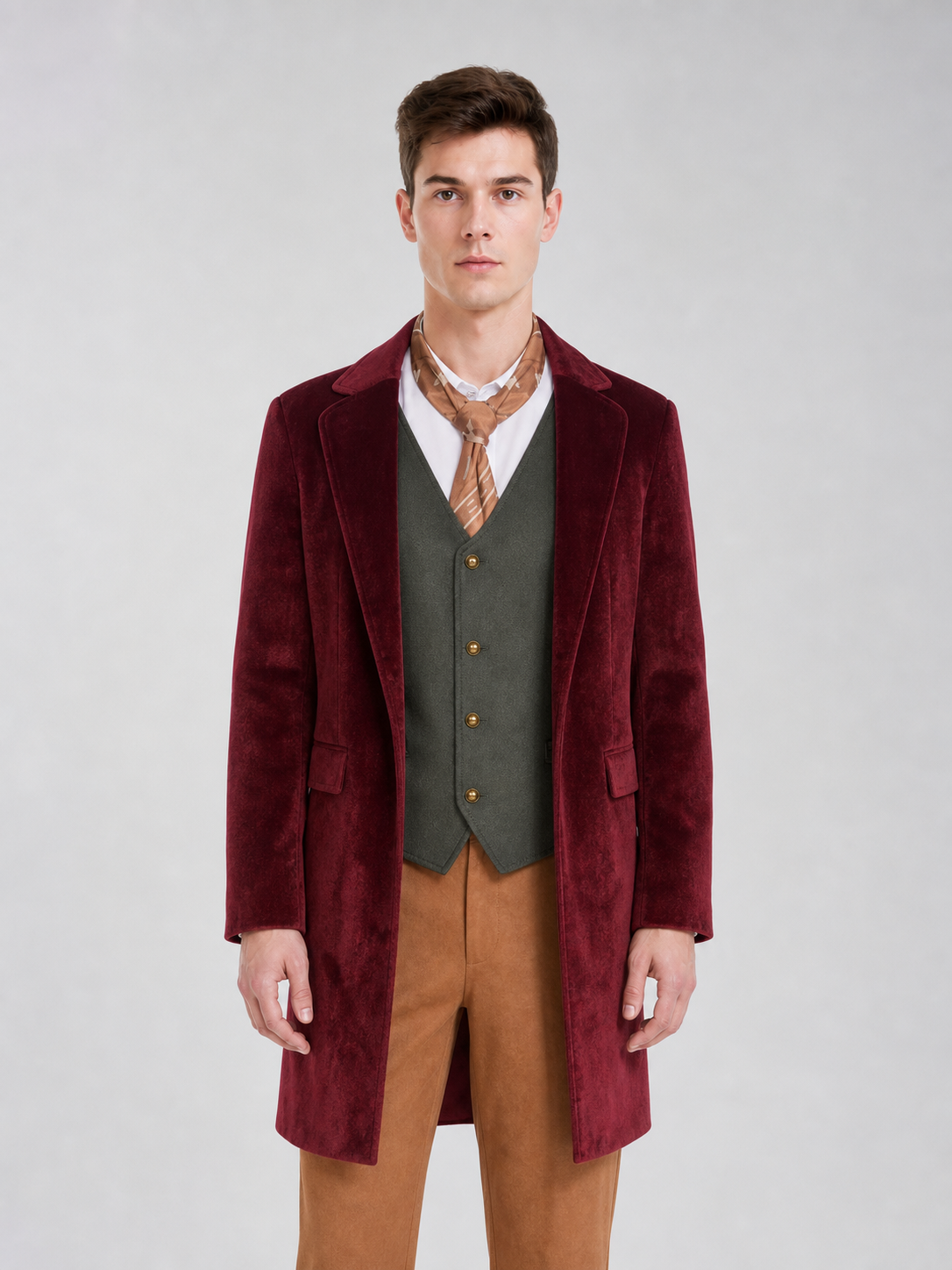 Bilbo Baggins Cosplay Costume, Five-Piece Set