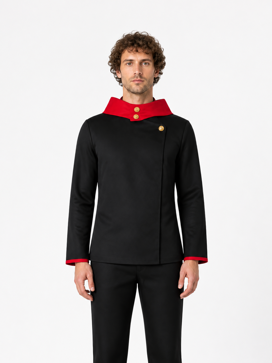 Anime Cosplay Costume with Top and Pants Costumes detail 3