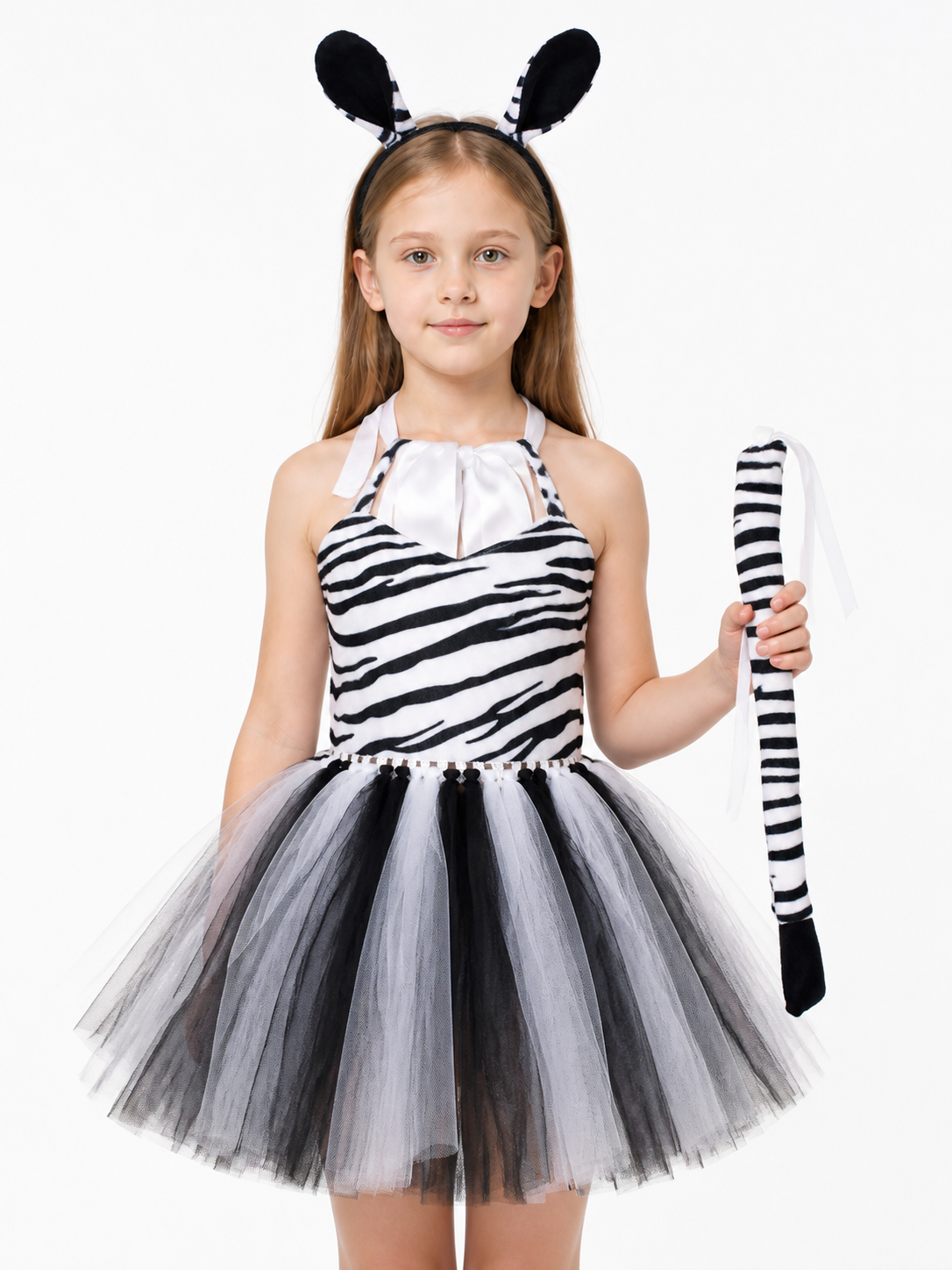 Children’s zebra costume with dress and accessories product detail 3
