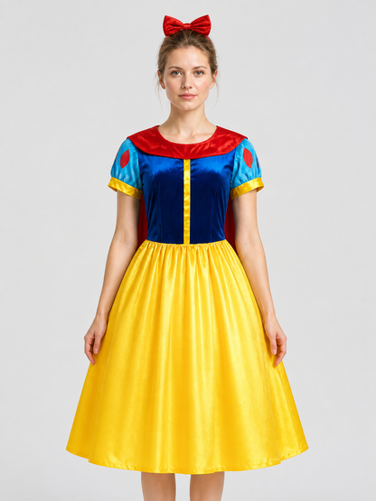 Snow White Cosplay Costume, Dress and Headband Costume Dresses detail 3
