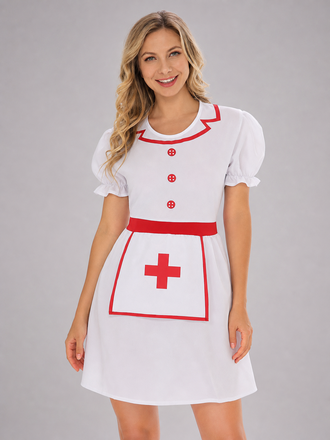 Medical Costume with Dress and Cap